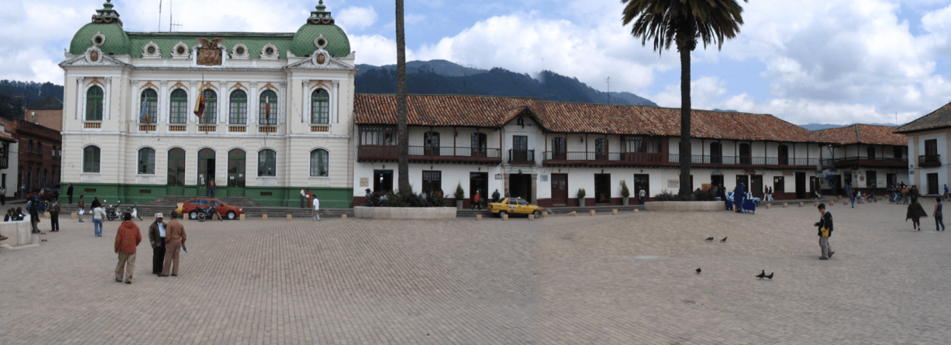 Parque central de Zipaquirá
